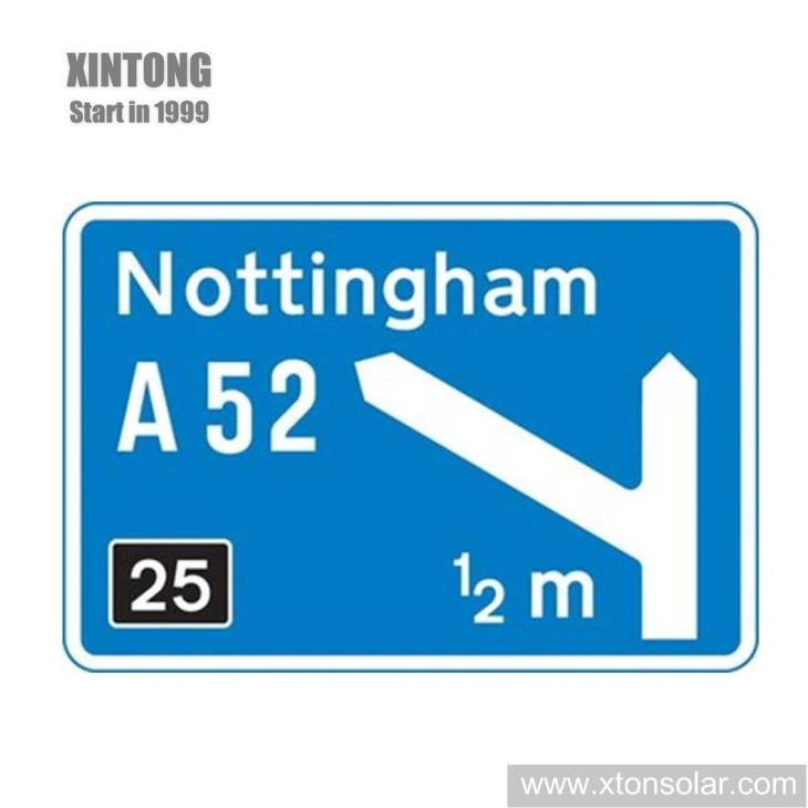 Arrow Direction Aluminum Traffic Sign