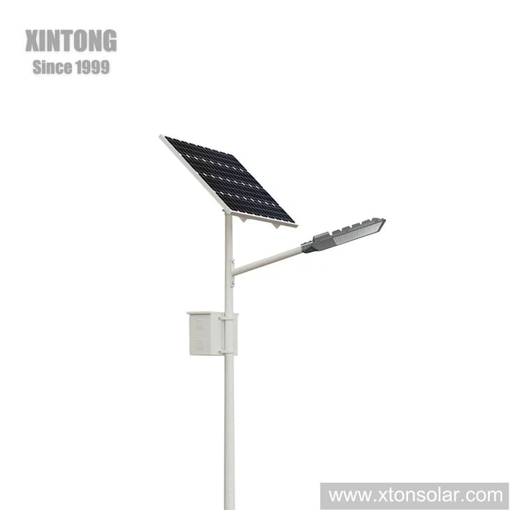 Intelligent Solar LED Street Light With Mono Crystalline Silicon Panel